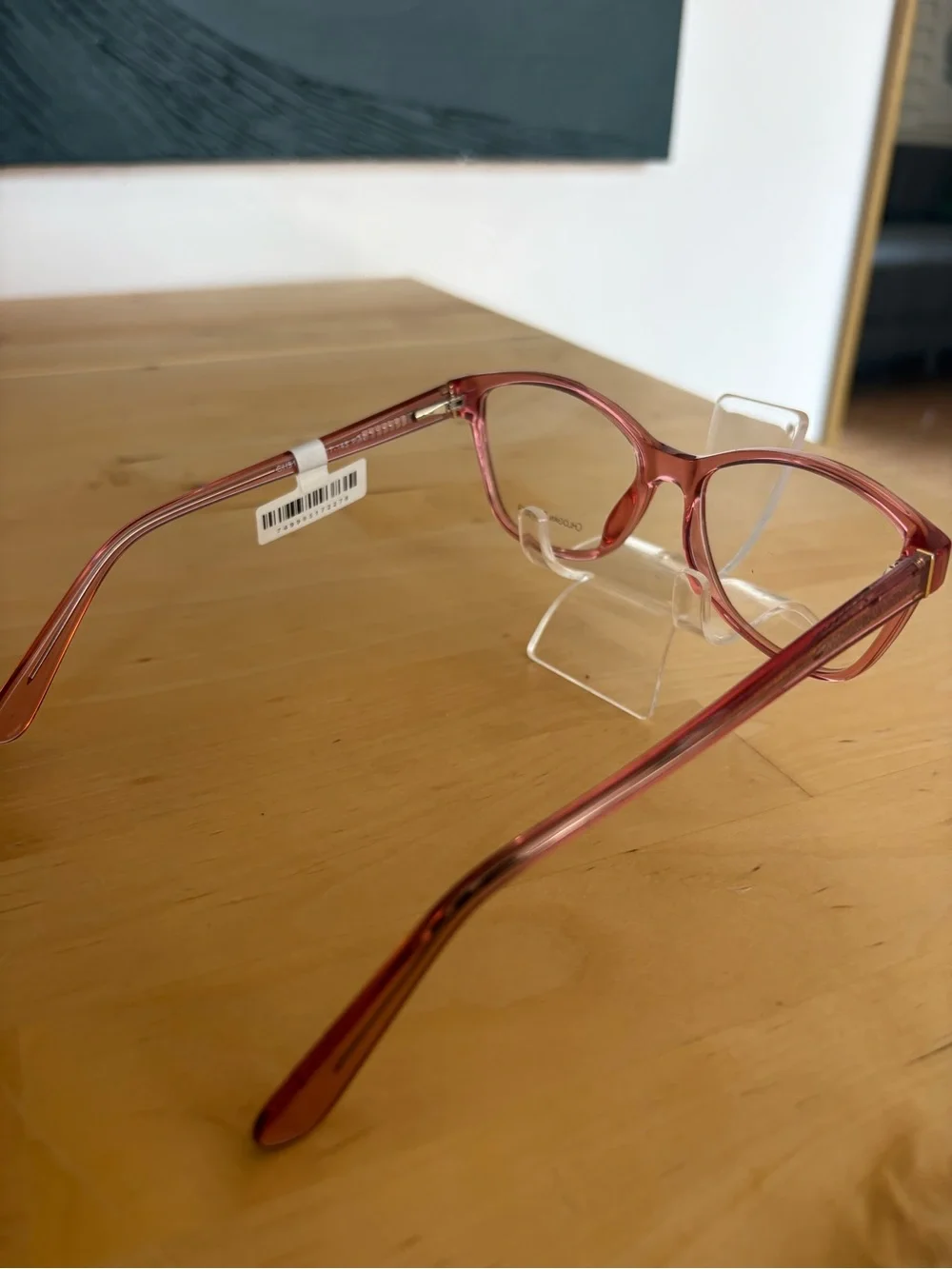 Chlogan Eyewear translucent pink